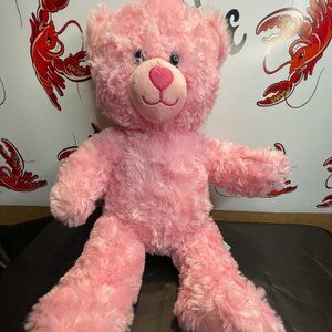 Build a Bear Rose Pink Swirls Teddy Plush 16" Stuffed Toy Lovey Super Soft